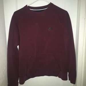 Red nike sweater